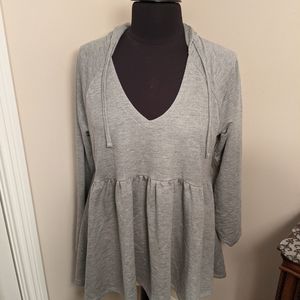 Torrid super soft hooded babydoll sweatshirt 00